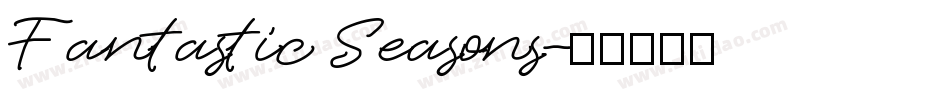 Fantastic Seasons字体转换